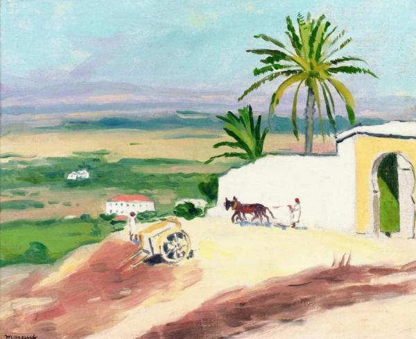 The Mausoleum Of Sidi Dhrif At Sidi Bou Saïd by Albert Marquet Oil Painting Reproductions