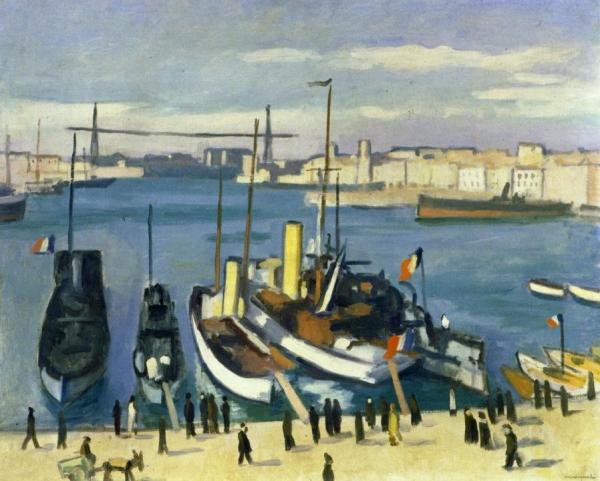 The Old Port, Marseille by Albert Marquet