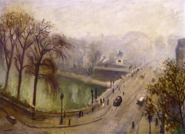 The Pont Neuf In The Fog by Albert Marquet