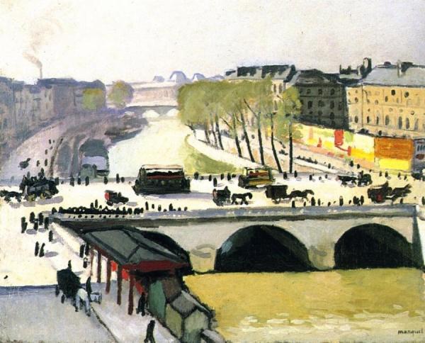 The Pont Saint-michel by Albert Marquet