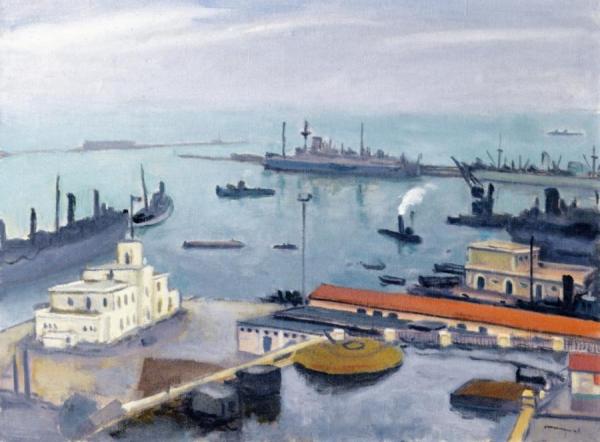 The Port And The Customs House by Albert Marquet