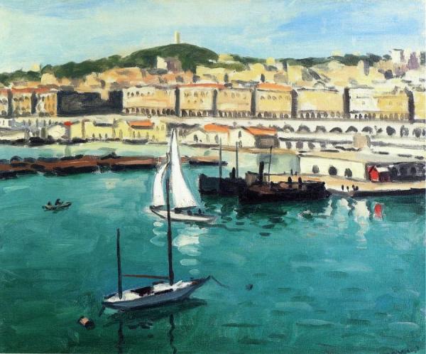 The Port And The Town by Albert Marquet