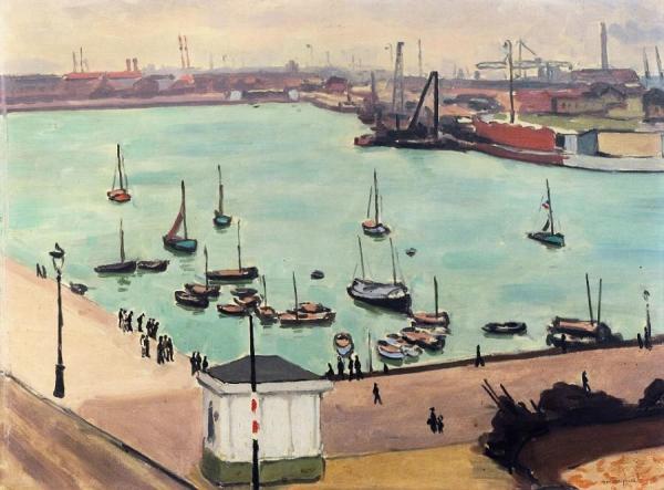 The Port At Havre by Albert Marquet