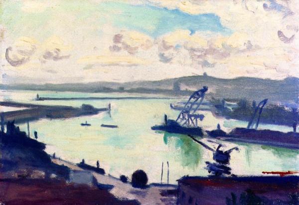 The Port Of Algiers by Albert Marquet
