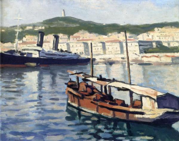 The Port Of Algiers by Albert Marquet