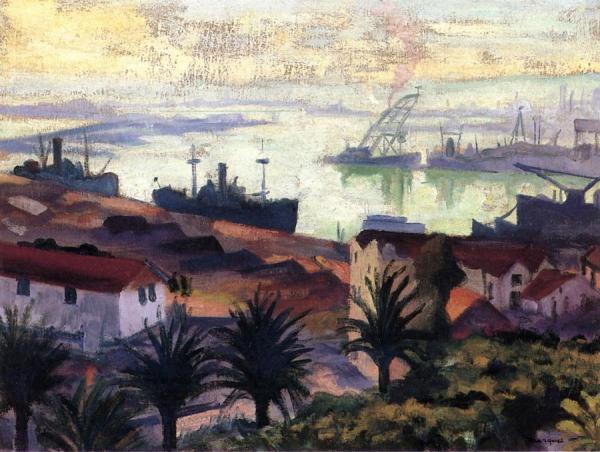The Port Of Algiers by Albert Marquet Oil Painting Reproductions