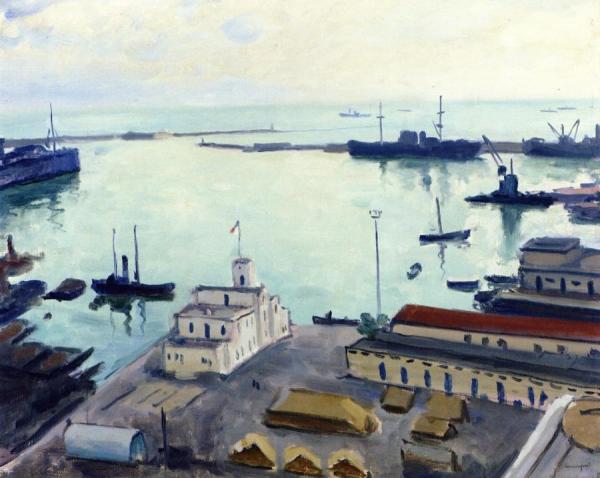 The Port Of Algiers by Albert Marquet