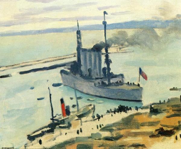 The Port Of Algiers by Albert Marquet
