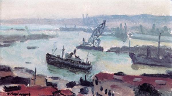 The Port Of Algiers by Albert Marquet
