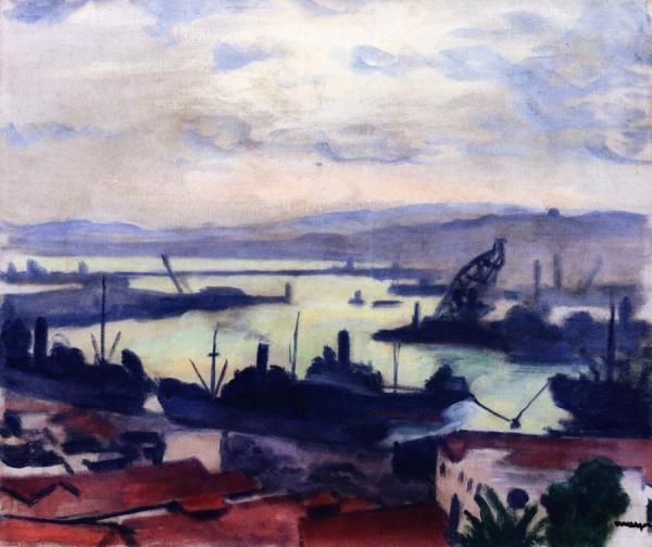 The Port Of Algiers by Albert Marquet