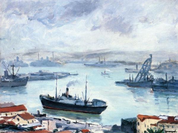 The Port Of Algiers by Albert Marquet