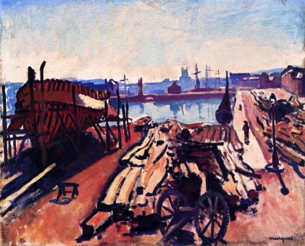 The Port Of Fécamp by Albert Marquet