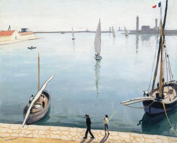 The Port Of Sete by Albert Marquet