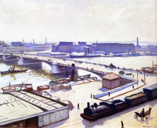The Quai De Paris In Rouen by Albert Marquet