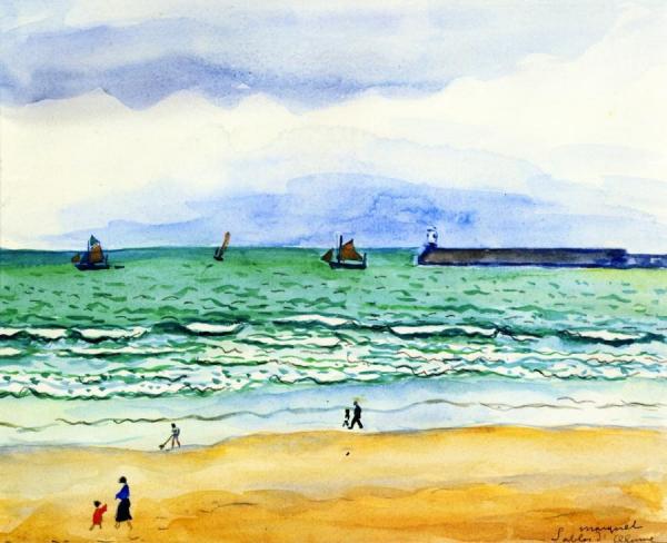 The Sands Of Olonne by Albert Marquet