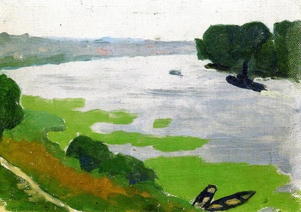 The Seine At Herblay by Albert Marquet