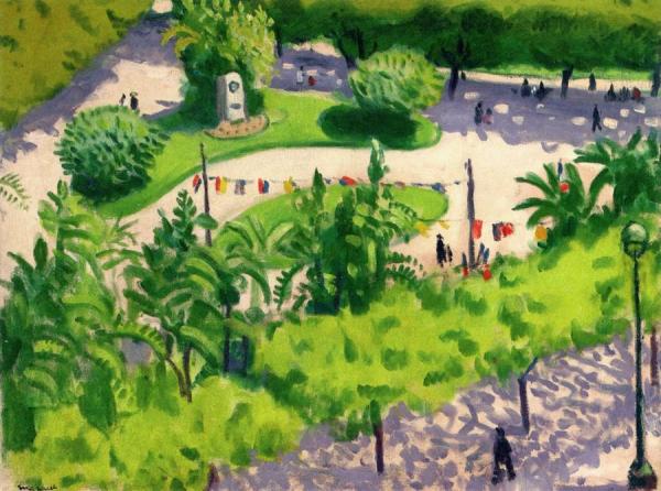 The Square With Flags, Algiers by Albert Marquet