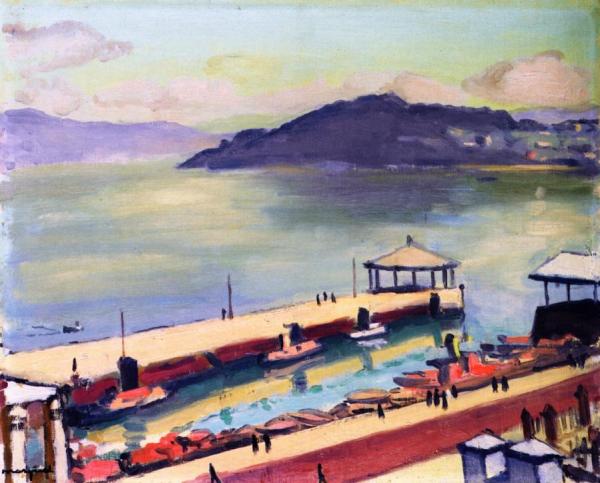 Vigo Bay In Sunlight by Albert Marquet