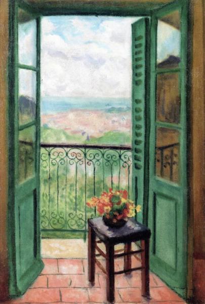 Albert Marquet Window Overlooking The Bay Of Algiers