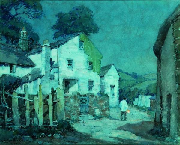 A Devon Village by Albert Moulton Foweraker