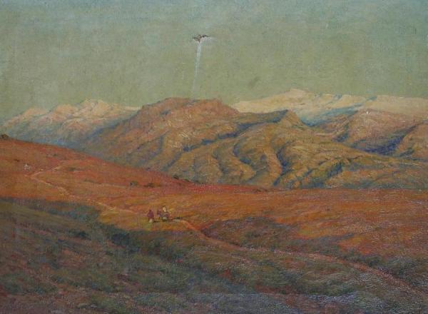 In The Spanish Sierras by Albert Moulton Foweraker