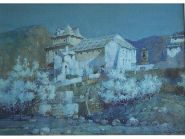 Moonlight, Antequera by Albert Moulton Foweraker
