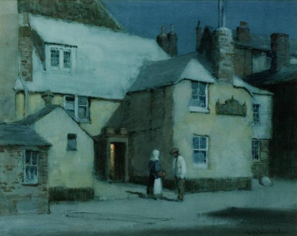 The Sloop Inn, St.ives, Cornwall by Albert Moulton Foweraker