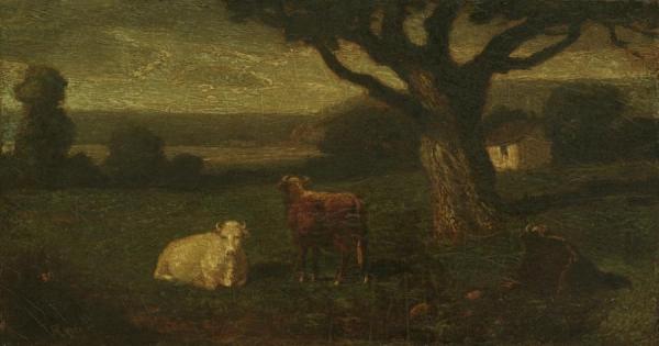 Albert Pinkham Ryder Pastoral Landscape