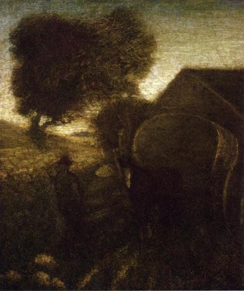 Albert Pinkham Ryder The Farmyard