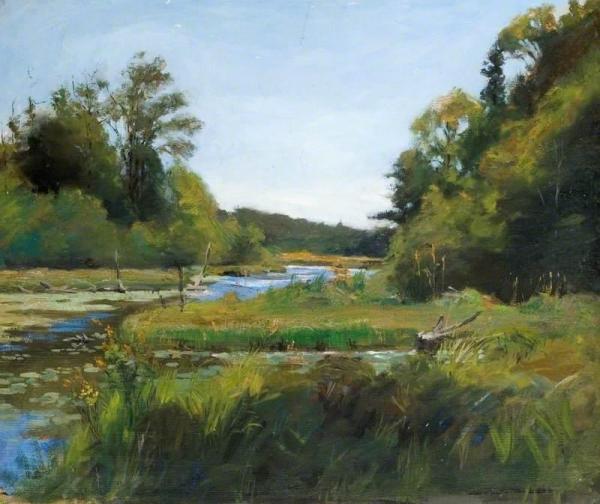 River Scene by Albert Ranney Chewett