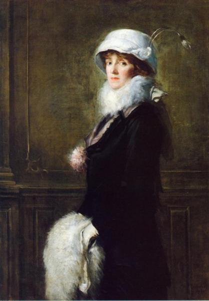 Portrait Of Mrs. H. Bryan Owsley, Philadelphia by Albert Rosenthal