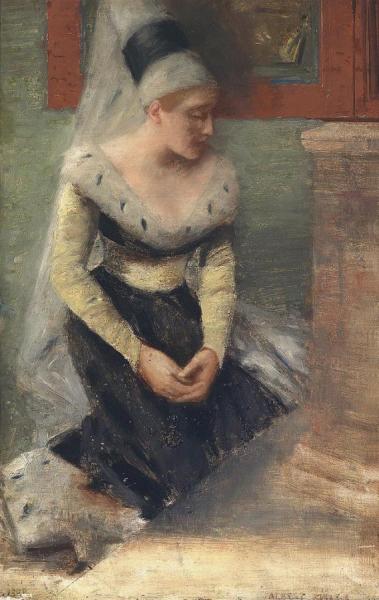 A Lady by Albert Von Keller