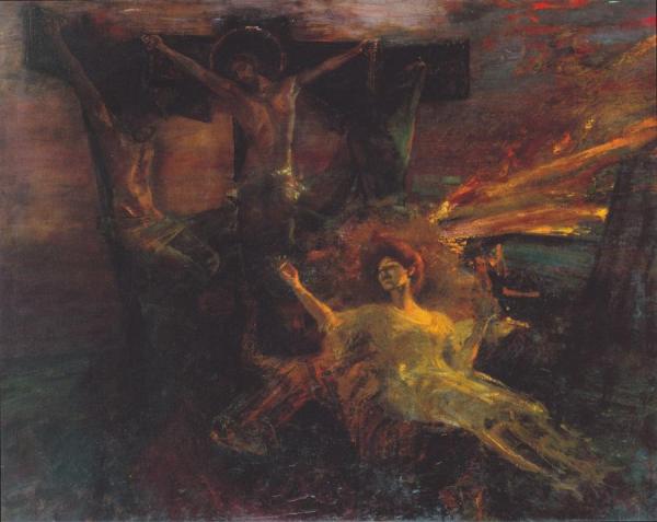 Crucifixion Vision by Albert Von Keller