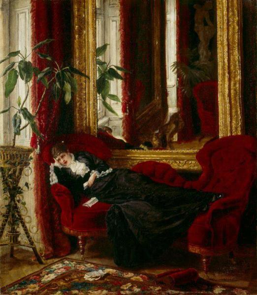 Sad News by Albert Von Keller