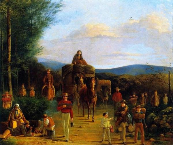 Gold Prospectors by Albertus Del Orient Browere Oil Painting Reproductions