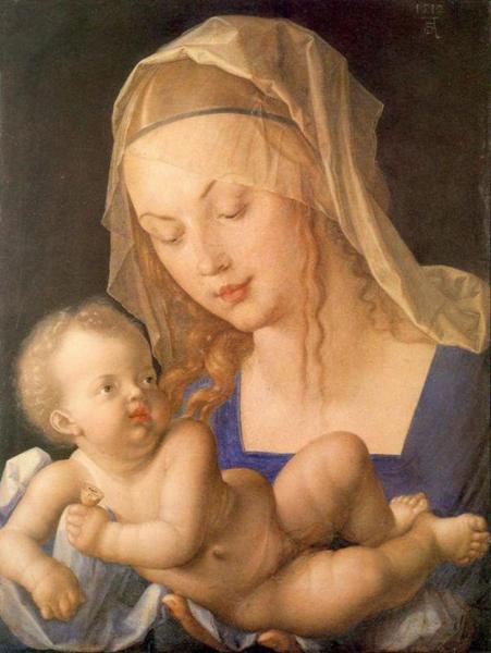 Madonna And Child With A Pear by Albrecht Dürer Oil Painting Reproductions