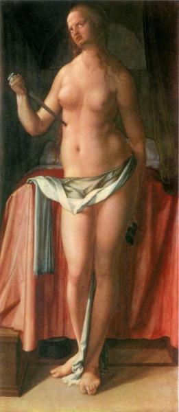 Suicide Of Lucretia by Albrecht Dürer Oil Painting Reproductions