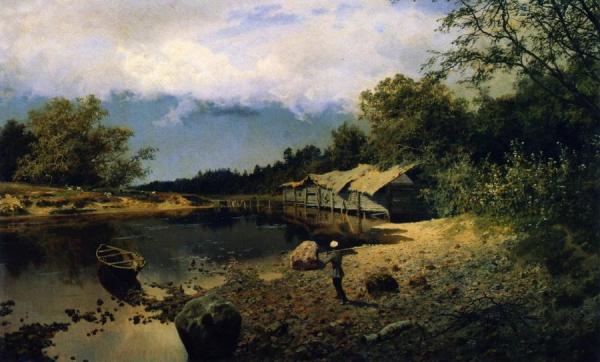 The Forgotten Mill by Aleksandr Aleksandrovich Kiselev Oil Painting Reproductions
