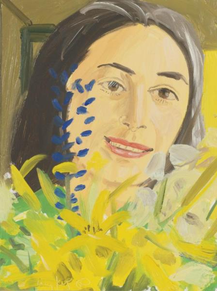 Ada With Wildflowers I by Alex Katz Oil Painting Reproductions