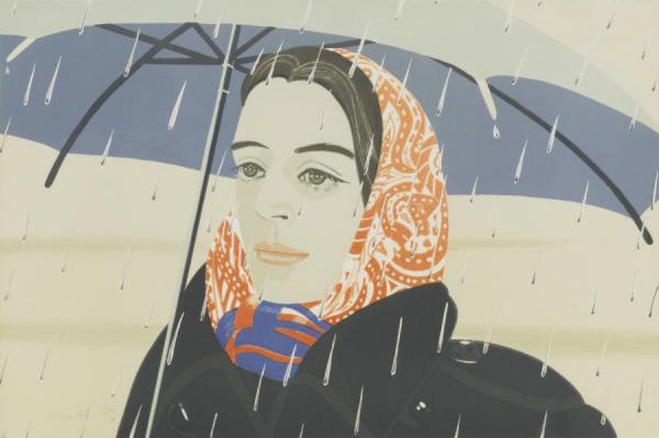 Alex Katz Blue Umbrella
