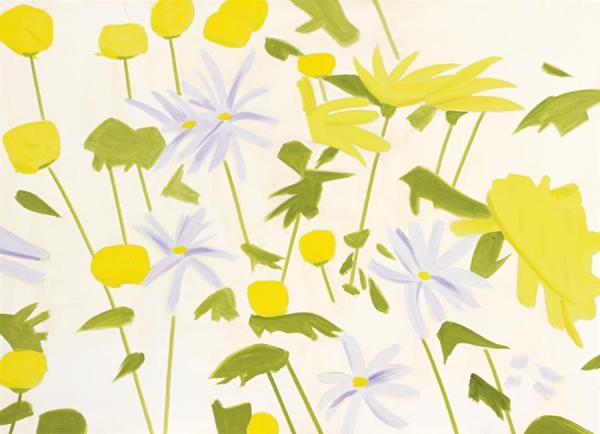 Alex Katz Field Flowers I