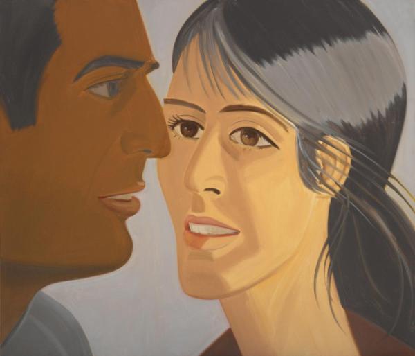 Perry And Pamela by Alex Katz