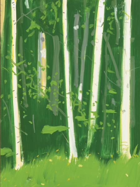 Poplars #1 by Alex Katz