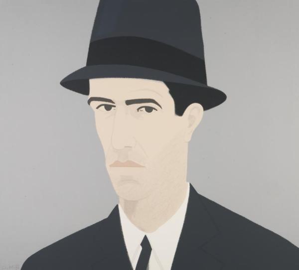 Self Portrait (passing); And Ada With Sun Glasses by Alex Katz