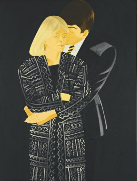 Vicki And Wally by Alex Katz