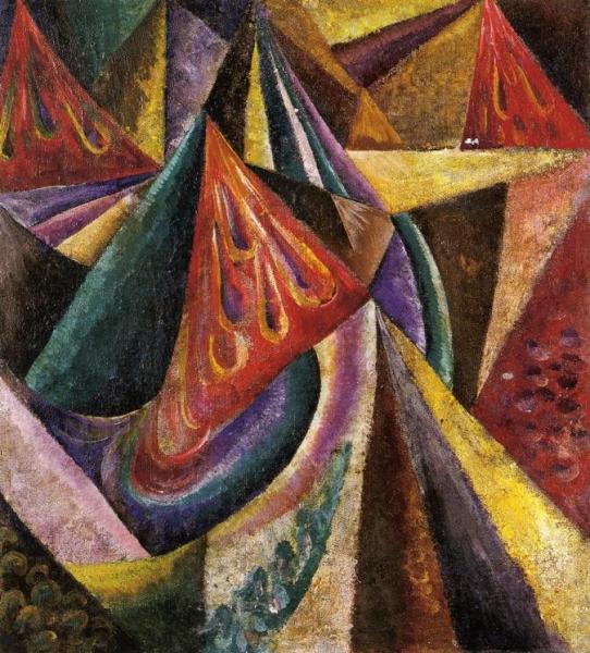 Abstract Composition by Alexander Bogomazov Oil Painting Reproductions