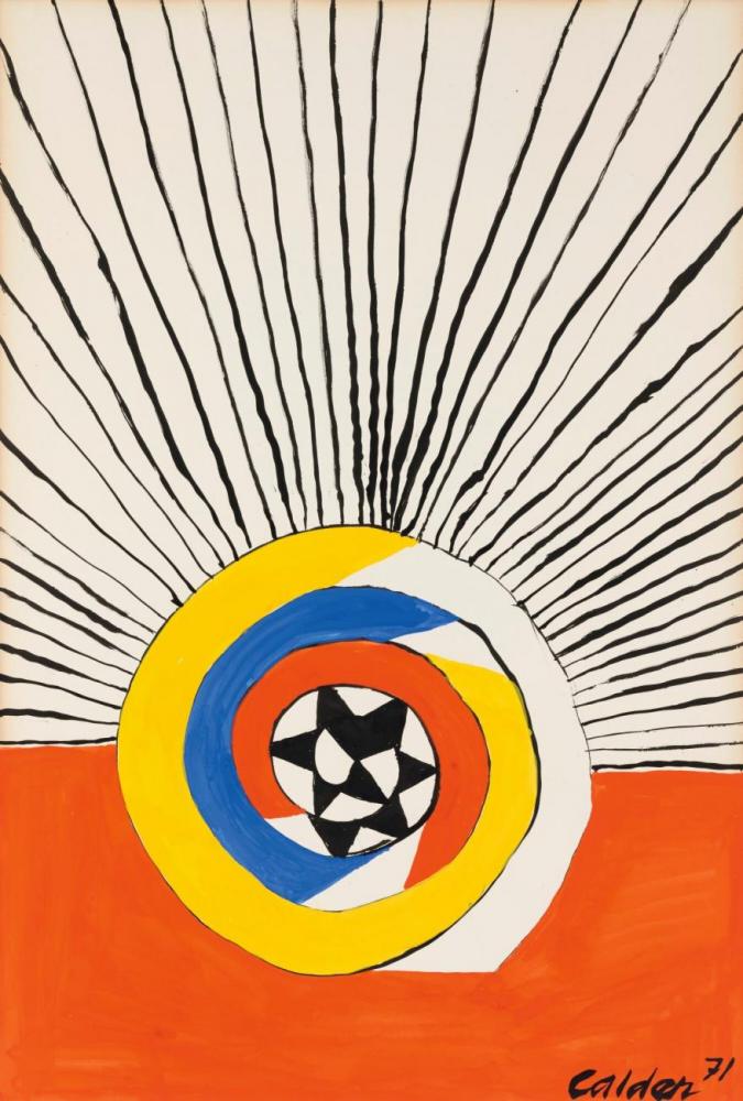 Radiating Rhythm, 1971 by Alexander Calder
