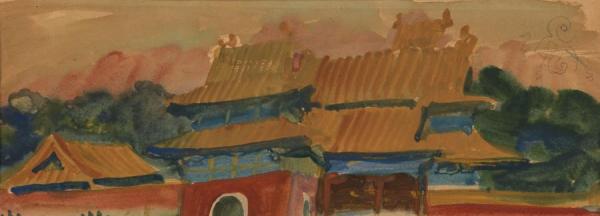 Pagoda Roofs by Alexander Evgenievich Yakovlev