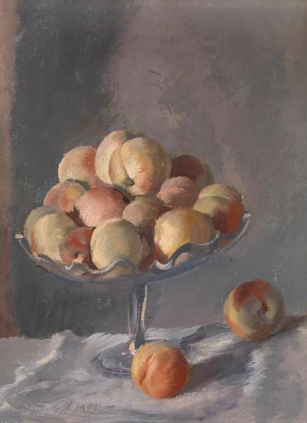 Alexander Evgenievich Yakovlev Still Life With Peaches