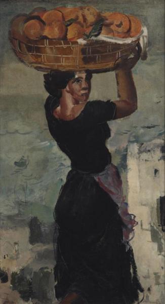 Alexander Evgenievich Yakovlev The Fruit Girl Of Capri